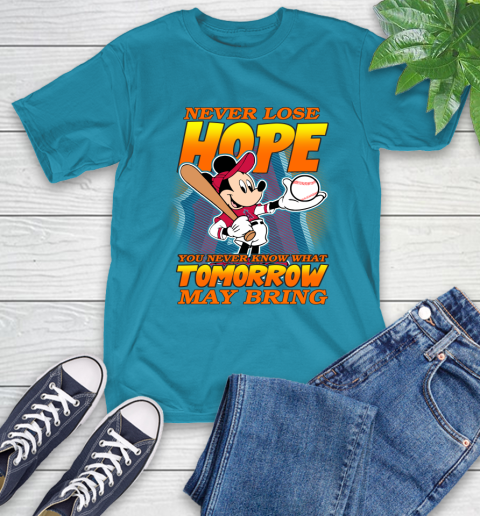 Los Angeles Angels MLB Baseball Mickey Disney Never Lose Hope T-Shirt 9