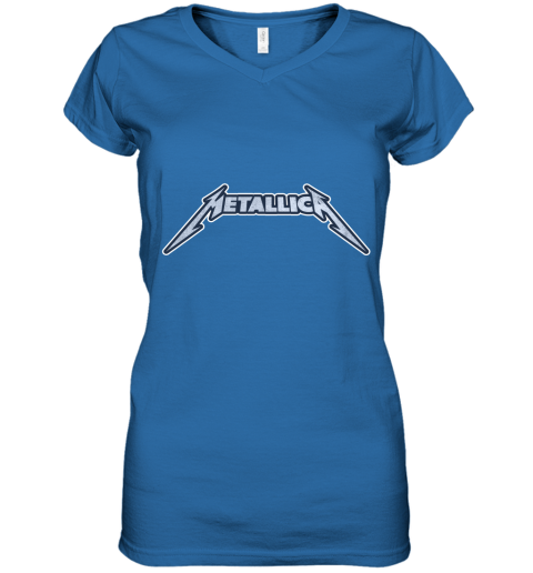 Vintage Metallica Band Rock Metal Women's V-Neck T-Shirt