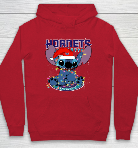 Charlotte Hornets NBA noel stitch Basketball Christmas Hoodie 6
