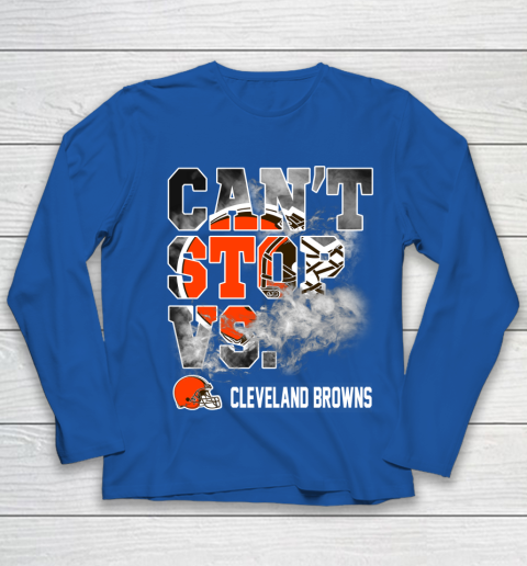 NFL Cleveland Browns Can't Stop Vs Youth Long Sleeve 7