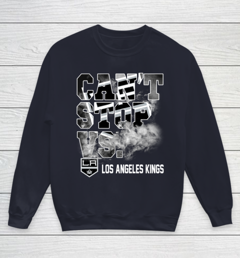 NHL Los Angeles Kings Hockey Can't Stop Vs Youth Sweatshirt 2