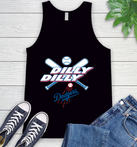 MLB Los Angeles Dodgers Dilly Dilly Baseball Sports Tank Top 2