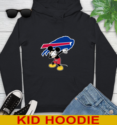Buffalo Bills NFL Football Dabbing Mickey Disney Sports Youth Hoodie 2