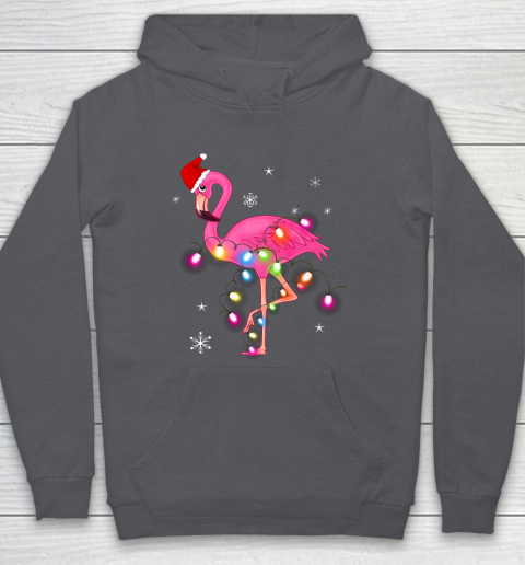 Pink Flamingo Christmas Hoodie 4