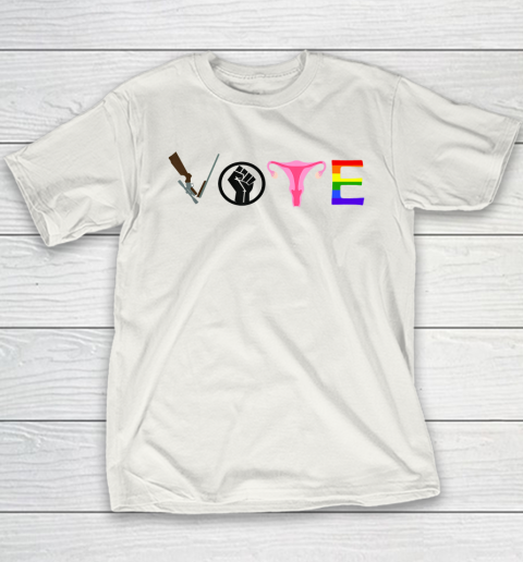 Vote Election Shirt Blm Pro Choice Gun Reform Lgbtq Youth T-Shirt