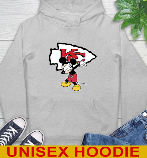 Kansas City Chiefs NFL Football Dabbing Mickey Disney Sports Hoodie 6