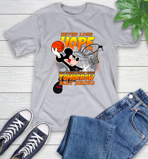 Toronto Raptors NBA Basketball Mickey Disney Never Lose Hope T-Shirt 6