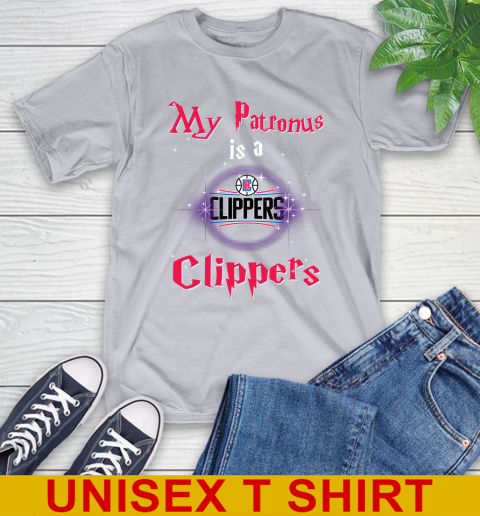 NBA Basketball Harry Potter My Patronus Is A LA Clippers T-Shirt 6 NBA Basketball Harry Potter My Patronus Is A LA Clippers T-Shirt - Image 6