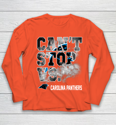 NFL Carolina Panthers Can't Stop Vs Youth Long Sleeve 3