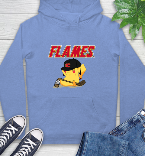 NHL Pikachu Hockey Sports Calgary Flames Hoodie 11