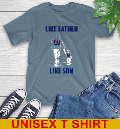 New York Giants NFL Football Like Father Like Son Sports T-Shirt 8