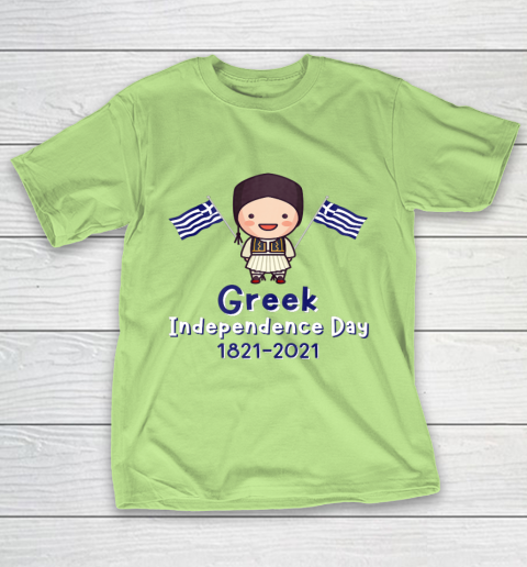 Kids Greek Independence 200th Anniversary Greece for Boys T-Shirt 6