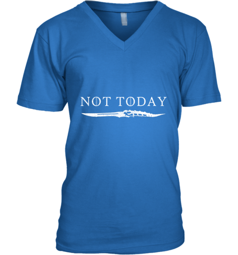 gplk not today death valyrian dagger game of thrones shirts v neck unisex 8 front royal
