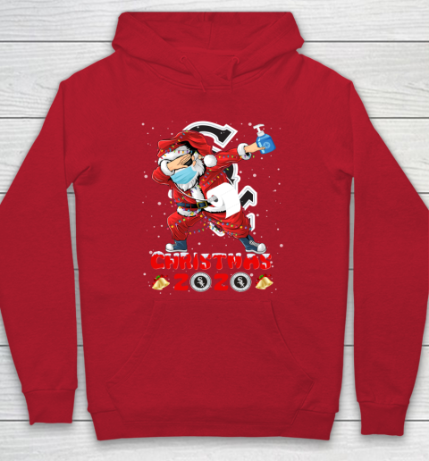 Chicago White Sox Funny Santa Claus Dabbing Christmas 2020 MLB Hoodie 7