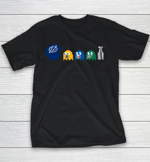 Tampa Bay Lightning x Pacman Create History For Stanley Cup Youth T-Shirt