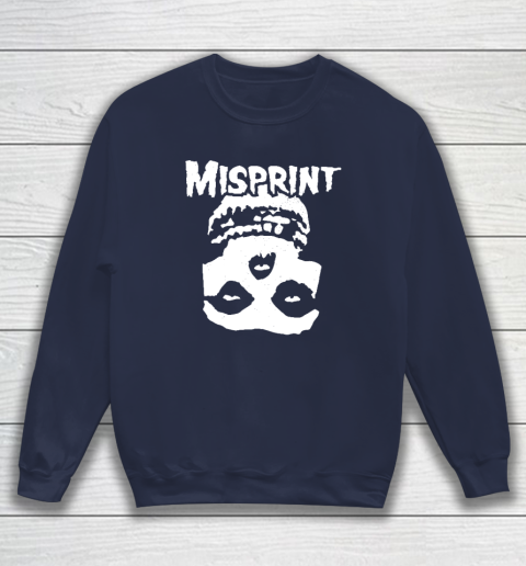 Misprint Skull Funny Misfit Sweatshirt 2