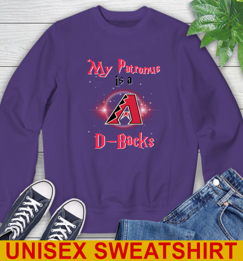 MLB Baseball Harry Potter My Patronus Is A Arizona Diamondbacks Sweatshirt 4