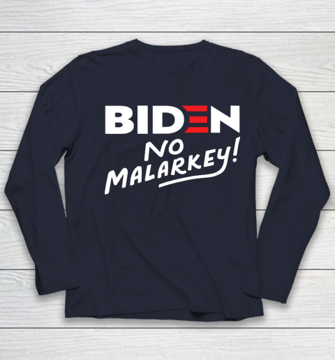 Biden No Malarkey Youth Long Sleeve 2