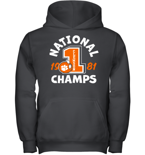 1981 Clemson Football National Champs Youth Hoodie