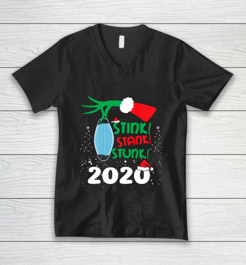 2020 Stink Stank Stunk Christmas Family Christmas Funny Gift V-Neck T-Shirt