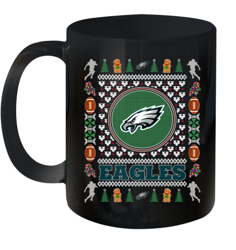 Philadelphia Eagles Merry Christmas NFL Football Loyal Fan Ceramic Mug 11oz