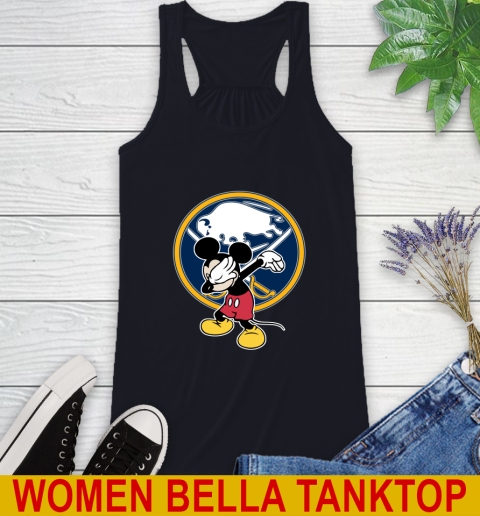 Buffalo Sabres NHL Hockey Dabbing Mickey Disney Sports Racerback Tank 10