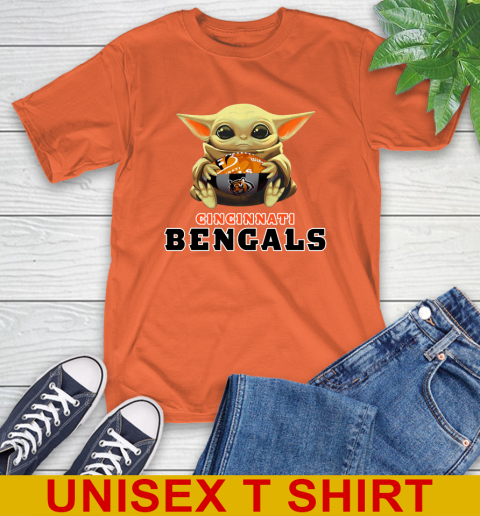 NFL Football Cincinnati Bengals Baby Yoda Star Wars Shirt T-Shirt 5