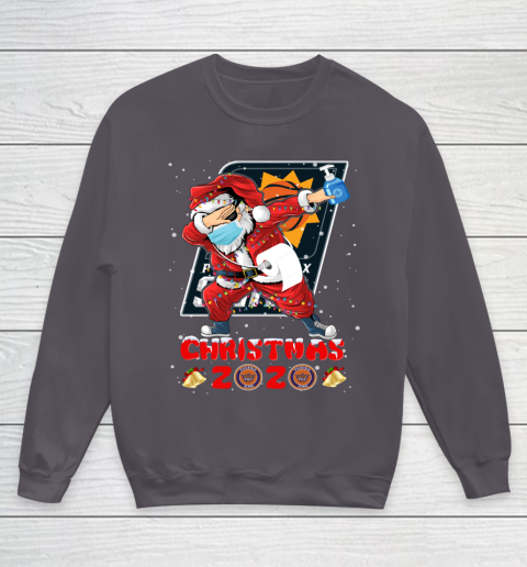 Phoenix Suns Funny Santa Claus Dabbing Christmas 2020 NBA Youth Sweatshirt 5