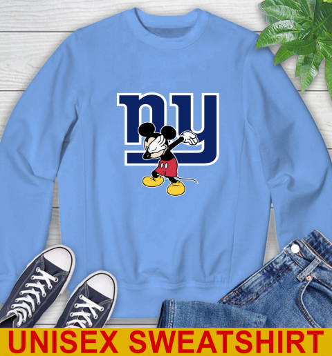 New York Giants NFL Football Dabbing Mickey Disney Sports Sweatshirt 11