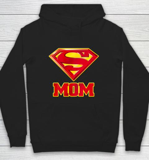 Super Mom Superman Logo Hoodie