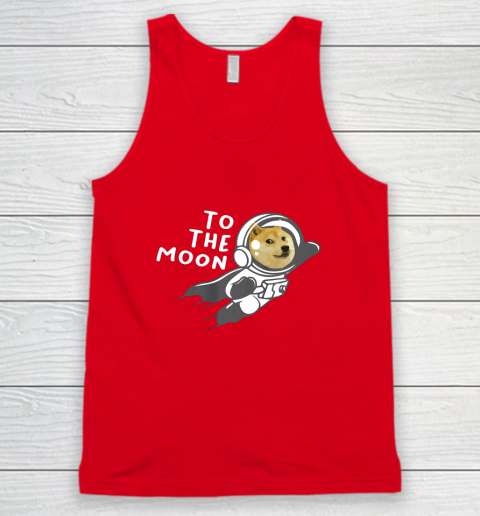 Dogecoin to the Moon Shirt Hodl Doge Coin Crypto Currency Tank Top 5