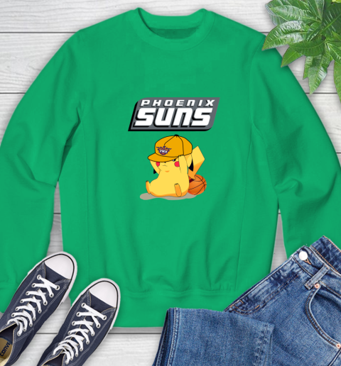 NBA Pikachu Basketball Sports Phoenix Suns Sweatshirt 6