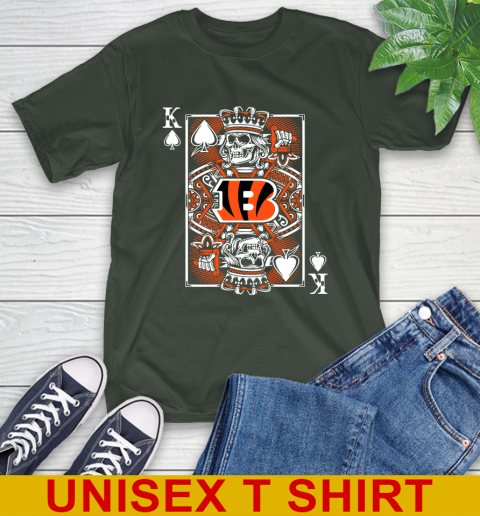 Cincinnati Bengals NFL Football The King Of Spades Death Cards Shirt T-Shirt 6