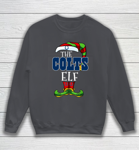 Indianapolis Colts Christmas ELF Funny NFL Sweatshirt 4