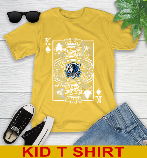 Dallas Mavericks NBA Basketball The King Of Spades Death Cards Shirt Youth T-Shirt 9