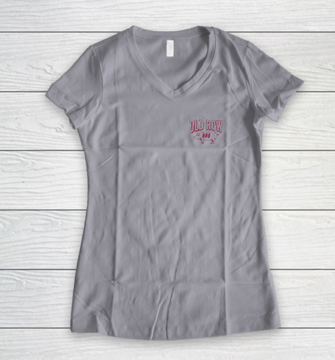 Old Row Smokin' Meats And Clapping Cheeks Funny BBQ Women's V-Neck T-Shirt 2