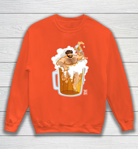 ADAM LIKES A BIG BEER LGBT Gay Pride Sweatshirt 3
