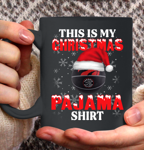 Toronto Raptors This Is My Christmas Pajama Shirt NBA Ceramic Mug 11oz
