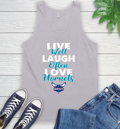 NBA Basketball Charlotte Hornets Live Well Laugh Often Love Shirt Tank Top 3