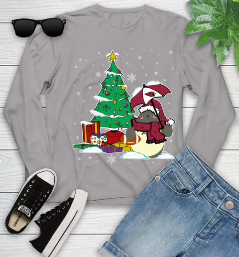 Arizona Cardinals NFL Football Cute Tonari No Totoro Christmas Sports Youth Long Sleeve 5