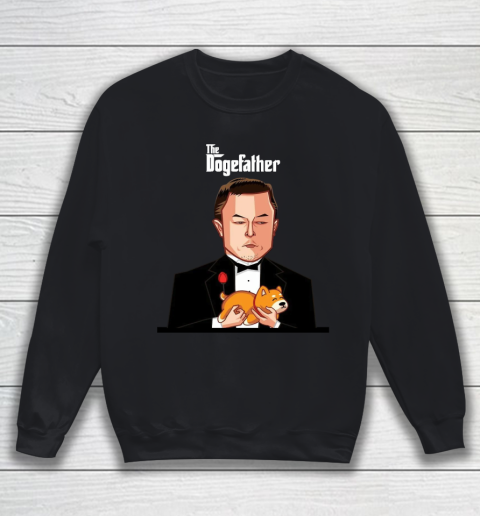 Dogecoin The DogeFather Funny Sweatshirt