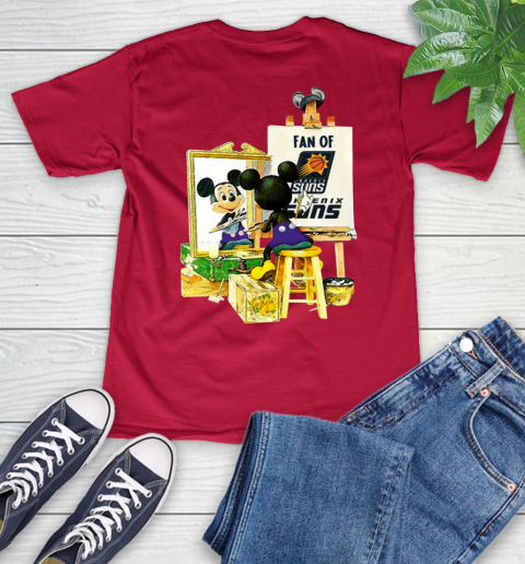 NBA Basketball Phoenix Suns Mickey Drawing Shirt 51