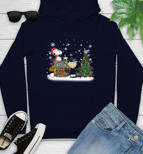 San Antonio Spurs NBA Basketball Christmas The Peanuts Movie Snoopy Championship Youth Hoodie 3