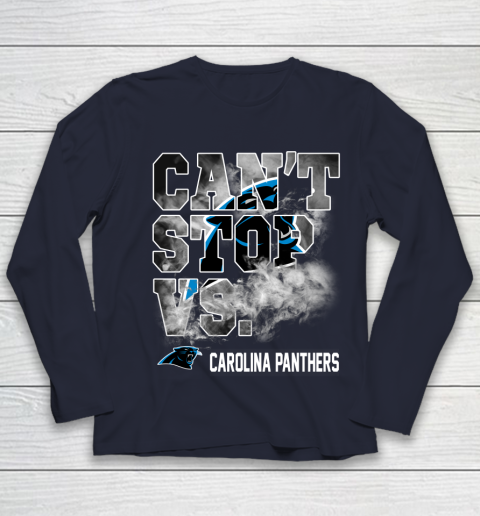 NFL Carolina Panthers Can't Stop Vs Youth Long Sleeve 2