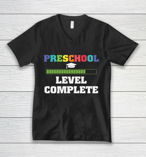 Back To School Shirt Preschool level complete V-Neck T-Shirt