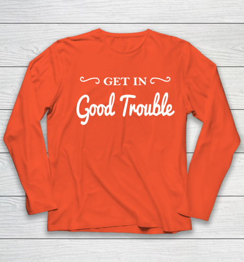 Get in good trouble John Lewis Youth Long Sleeve 3