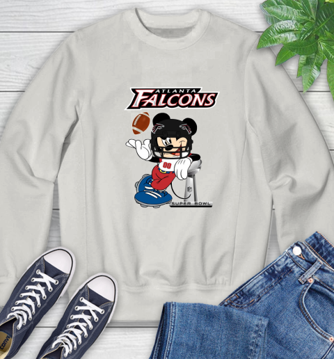 NFL Atlanta Falcons Mickey Mouse Disney Super Bowl Football T Shirt Sweatshirt 12