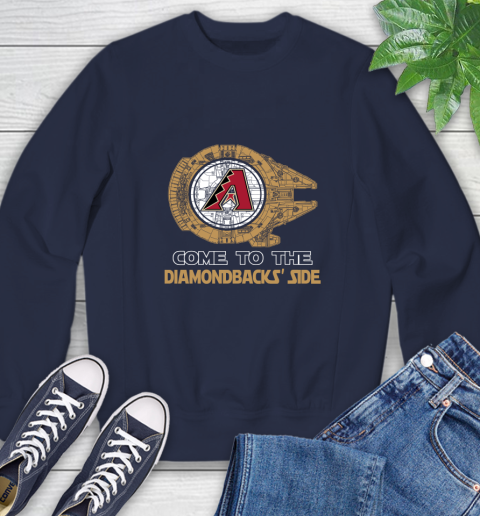 MLB Come To The Arizona Diamondbacks Side Star Wars Baseball Sports Sweatshirt 2