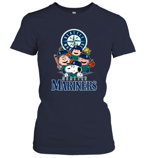 Snoopy peace love Seattle Mariners shirt - Kingteeshop