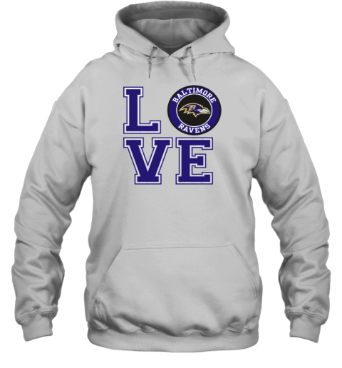 Baltimore Ravens Love Hoodie